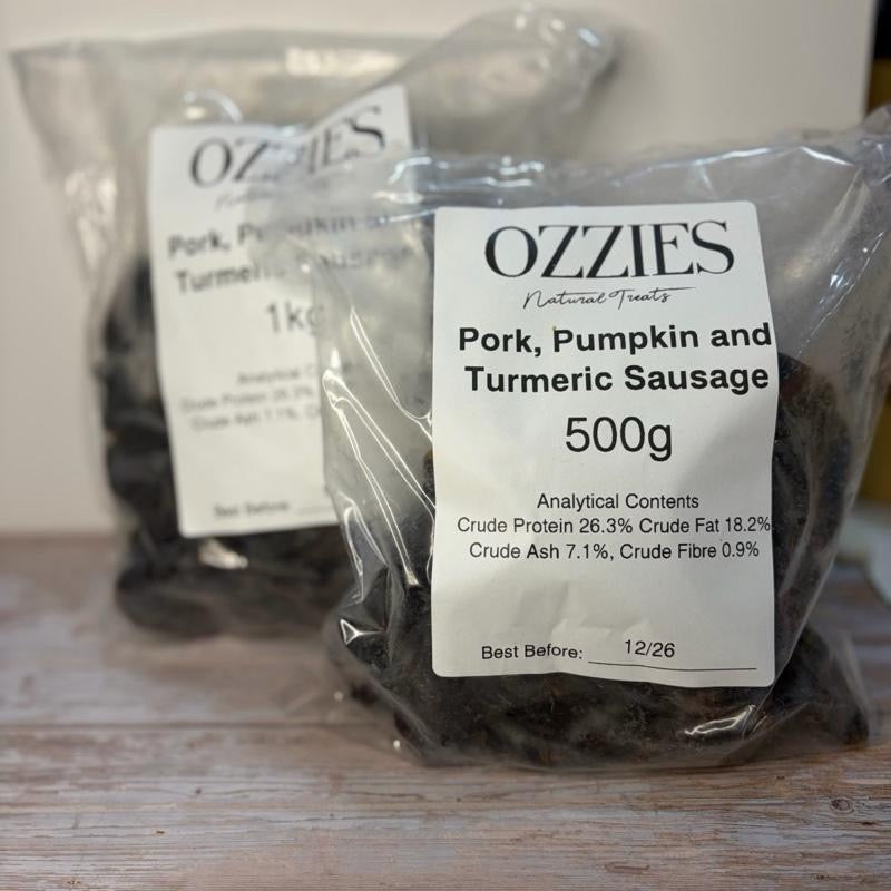 Mini bite sausages 500g in 4 flavours
