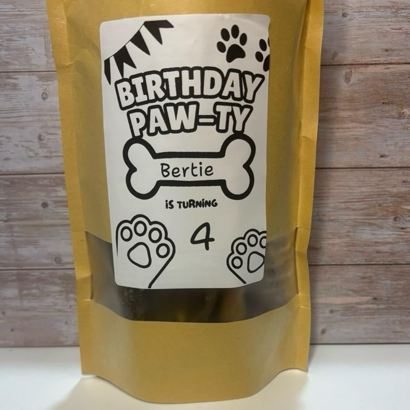 Birthday treat mini bundle with personalised label